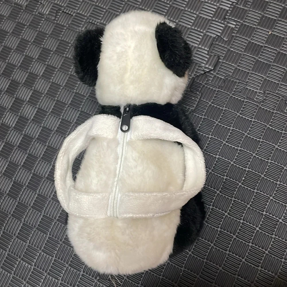 Panda plush tote purse by unipak design